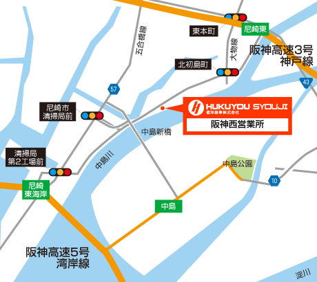 阪神西営業所 地図