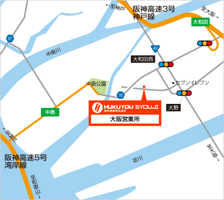 大阪営業所 地図
